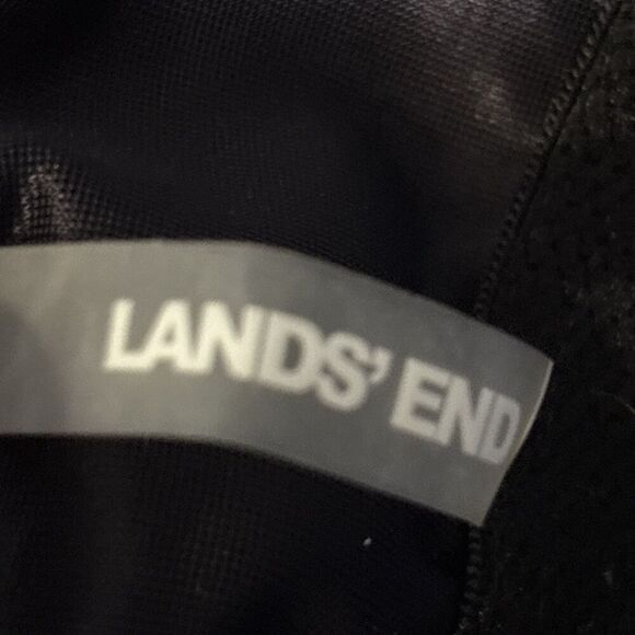 Lands' End Women's Size 8DD Underwire Bra Black Wrap Tankini Swimsuit Top Beach - Picture 13 of 15